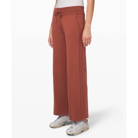 lululemon athletica Pants - Lululemon clay knit straight leg casual pants